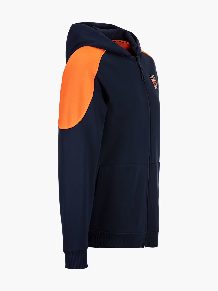 Grid Zip Hoodie-XS