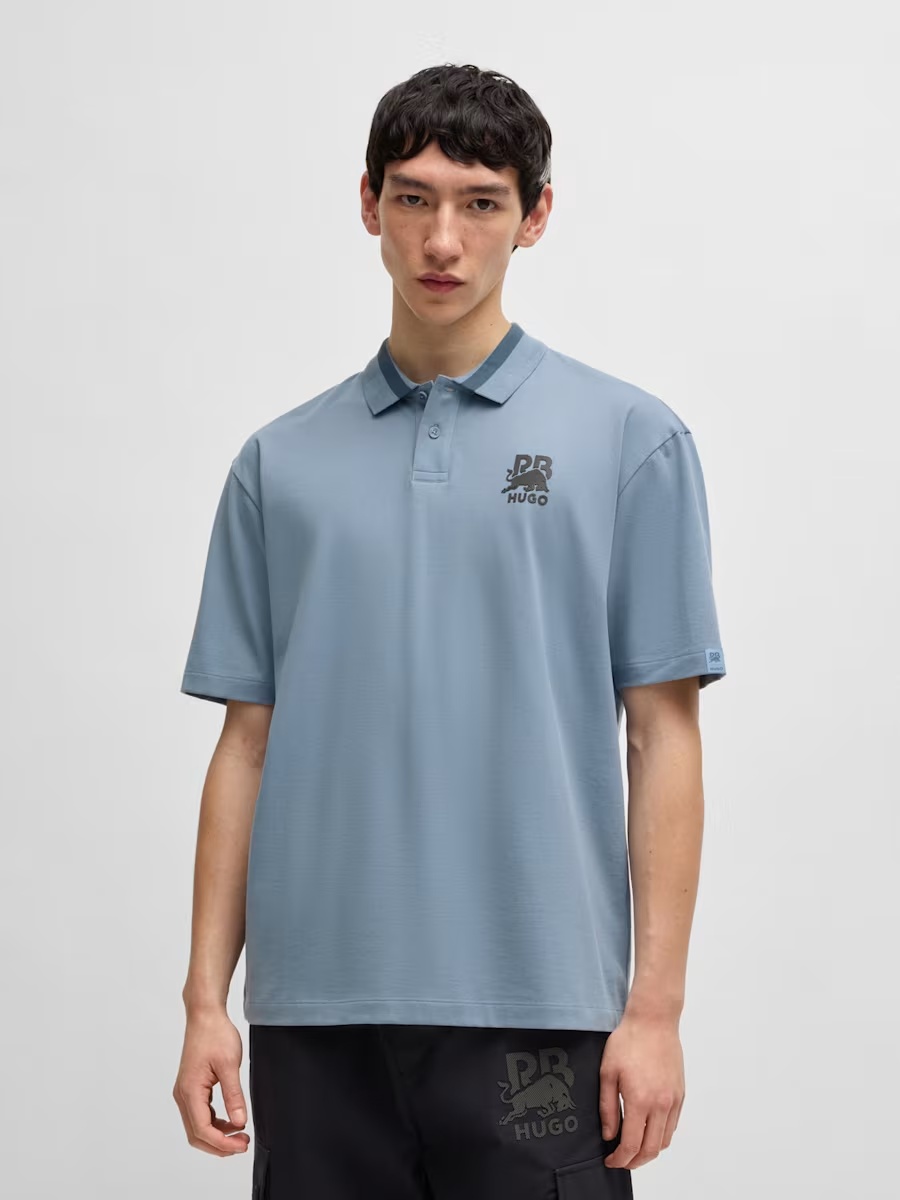Carbon Poloshirt-S