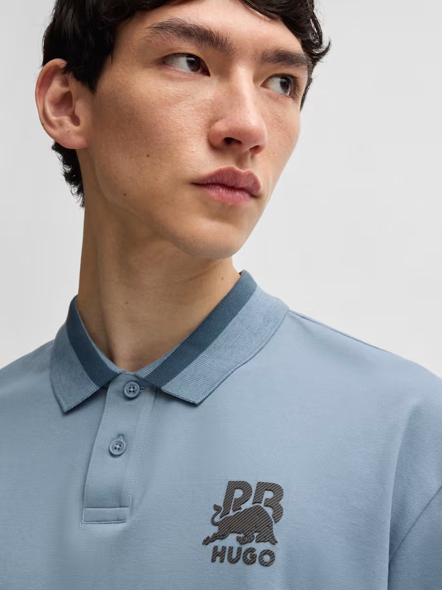 Carbon Poloshirt-S
