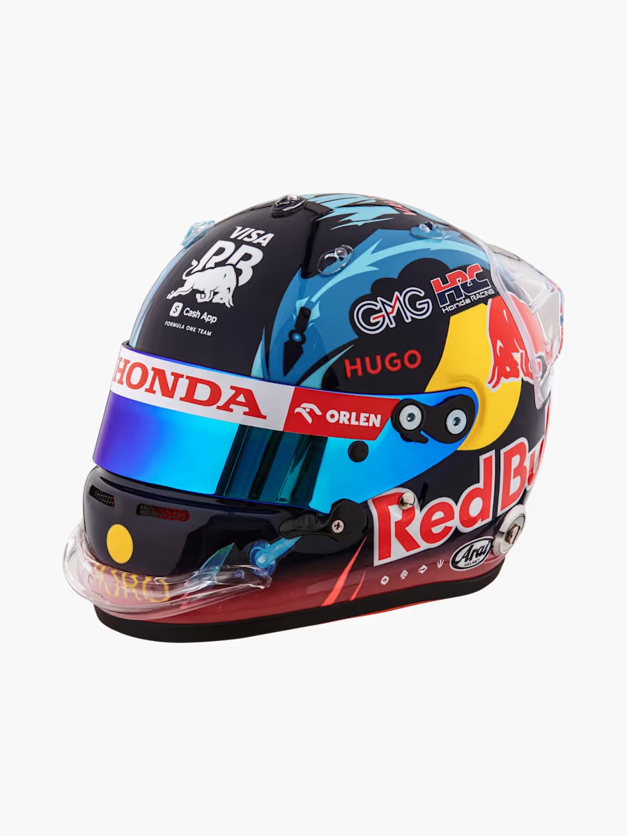 1:2 Yuki Tsunoda Belgian GP 2024 Mini Helm