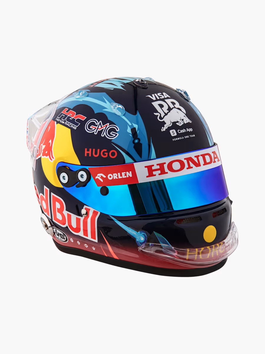 1:2 Yuki Tsunoda Belgian GP 2024 Mini Helm