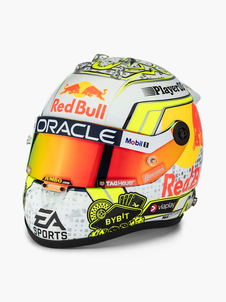 1:2 Max Verstappen Las Vegas GP 2023 Mini Helm