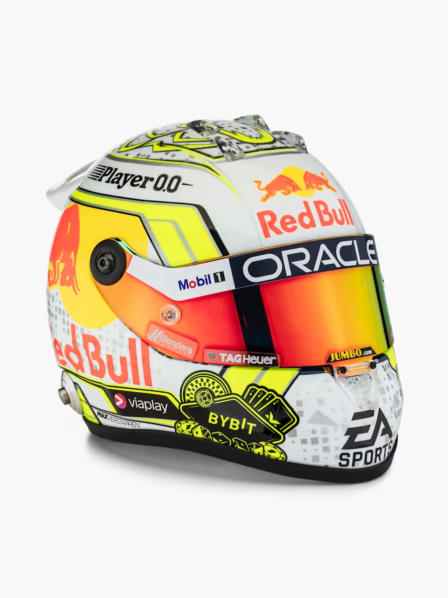 1:2 Max Verstappen Las Vegas GP 2023 Mini Helm