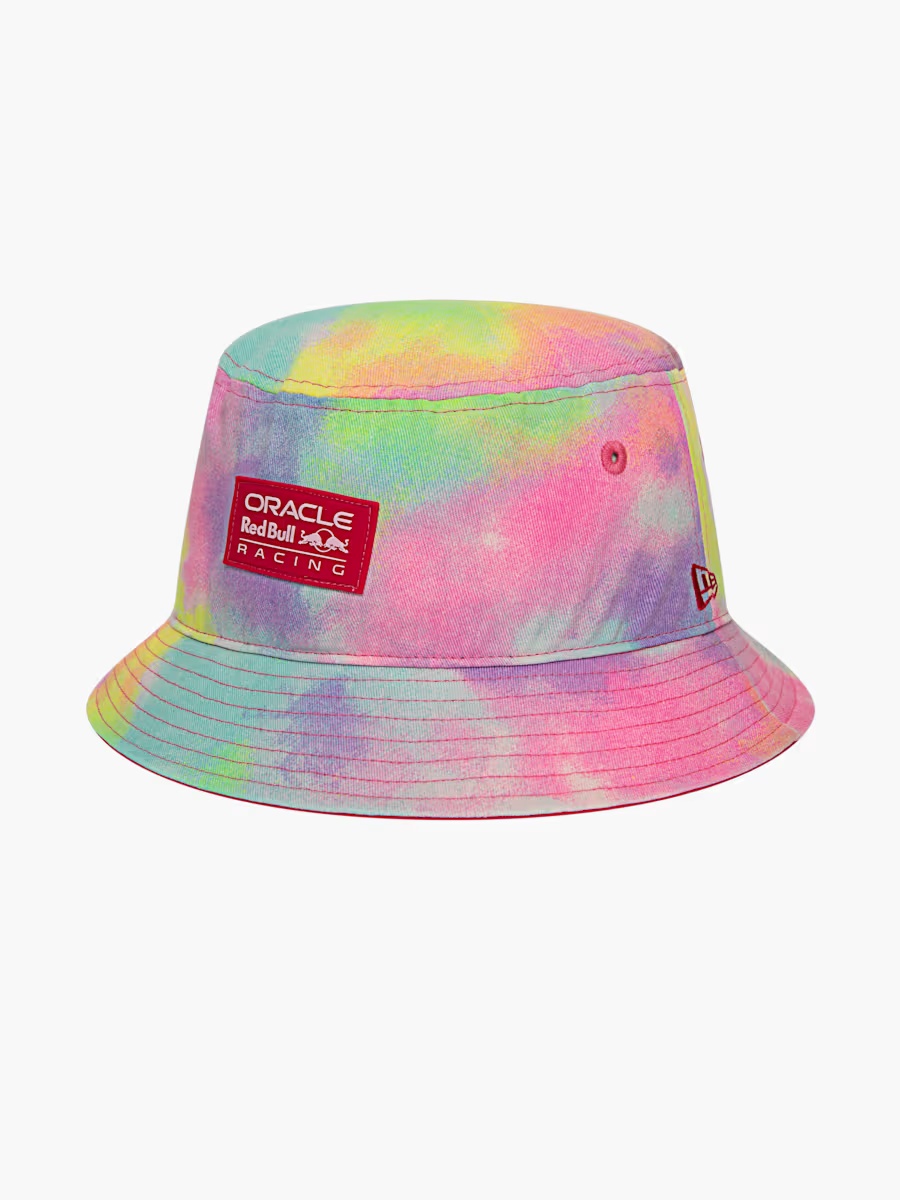 New Era Tie-Dye Denim Bucket Hat