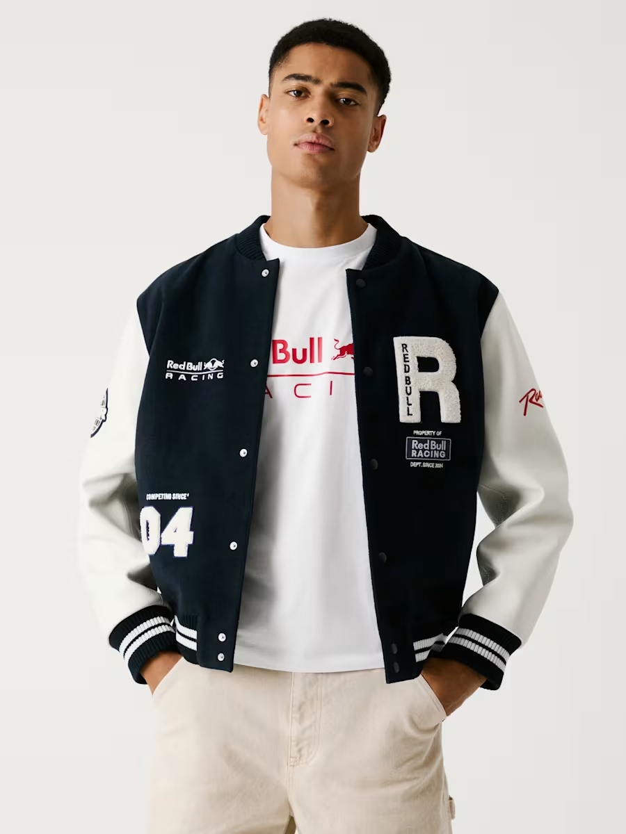Pepe Jeans Leather Varsity Jacket-XS